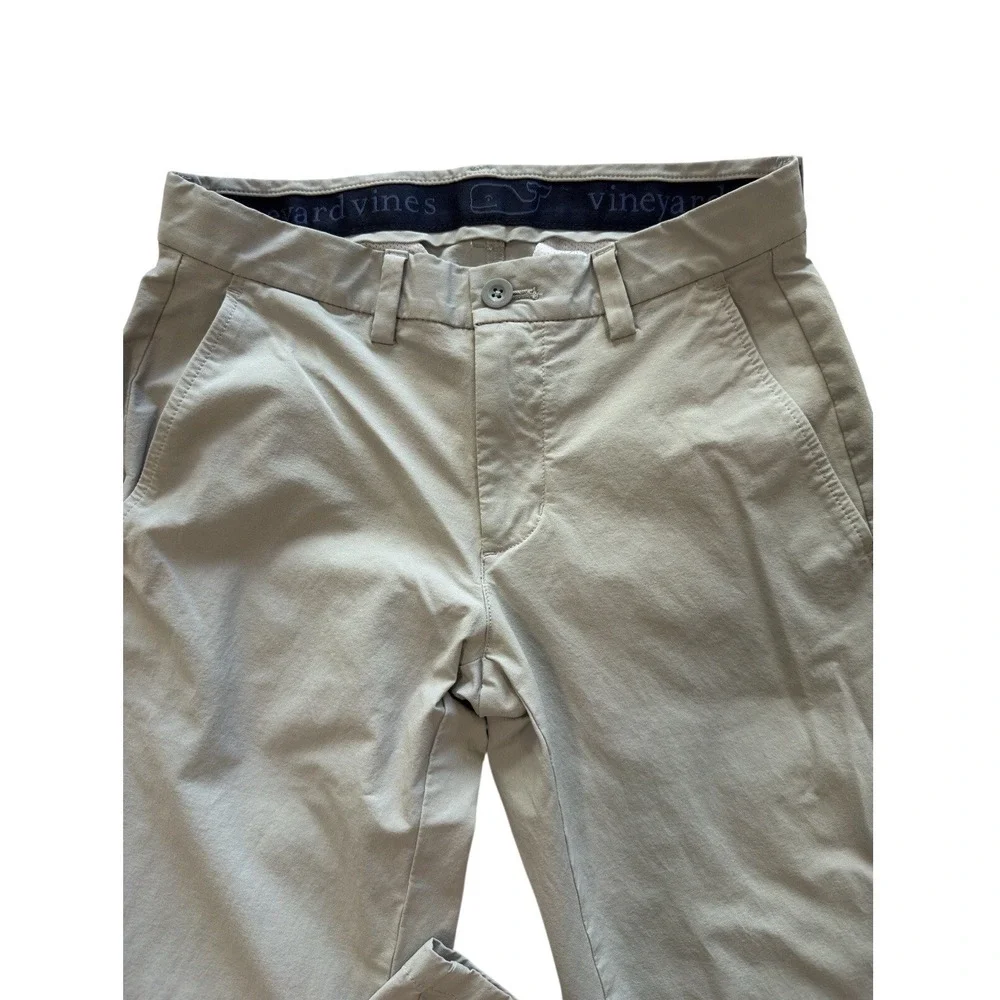 Vineyard Vines Performance Breaker Pants Mens‎ 28x32 Gray Stretch Chino